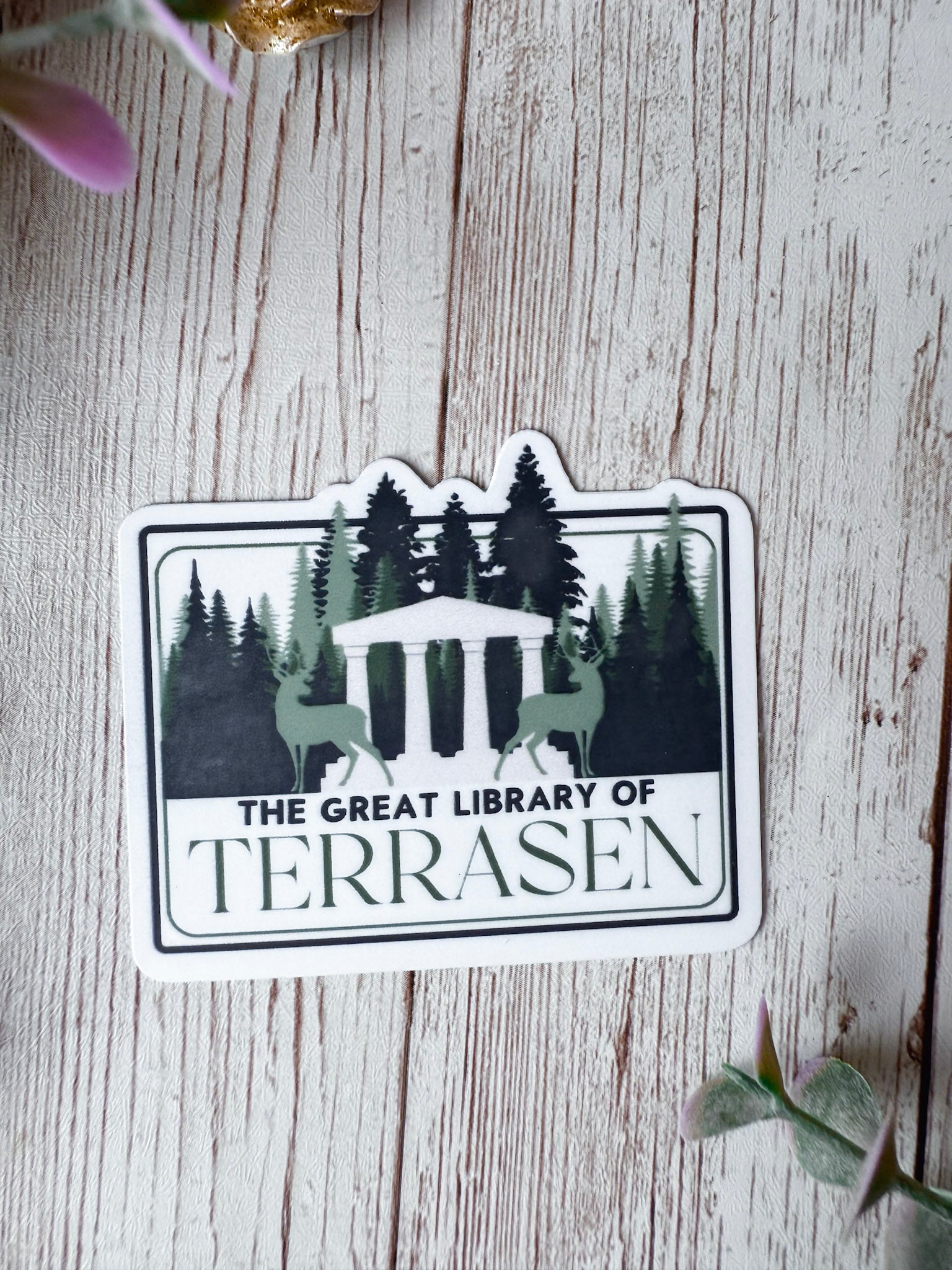 The Great Library of Terrasen Sticker
