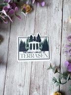 The Great Library of Terrasen Sticker