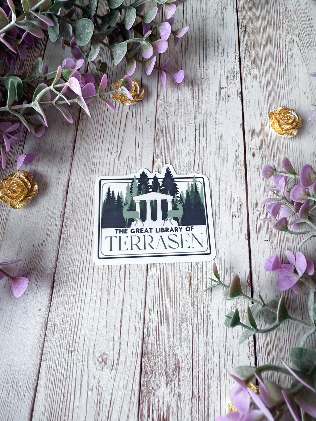 The Great Library of Terrasen Sticker