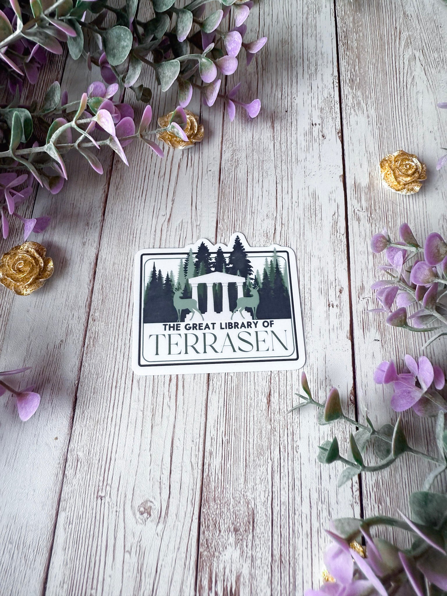 The Great Library of Terrasen Sticker