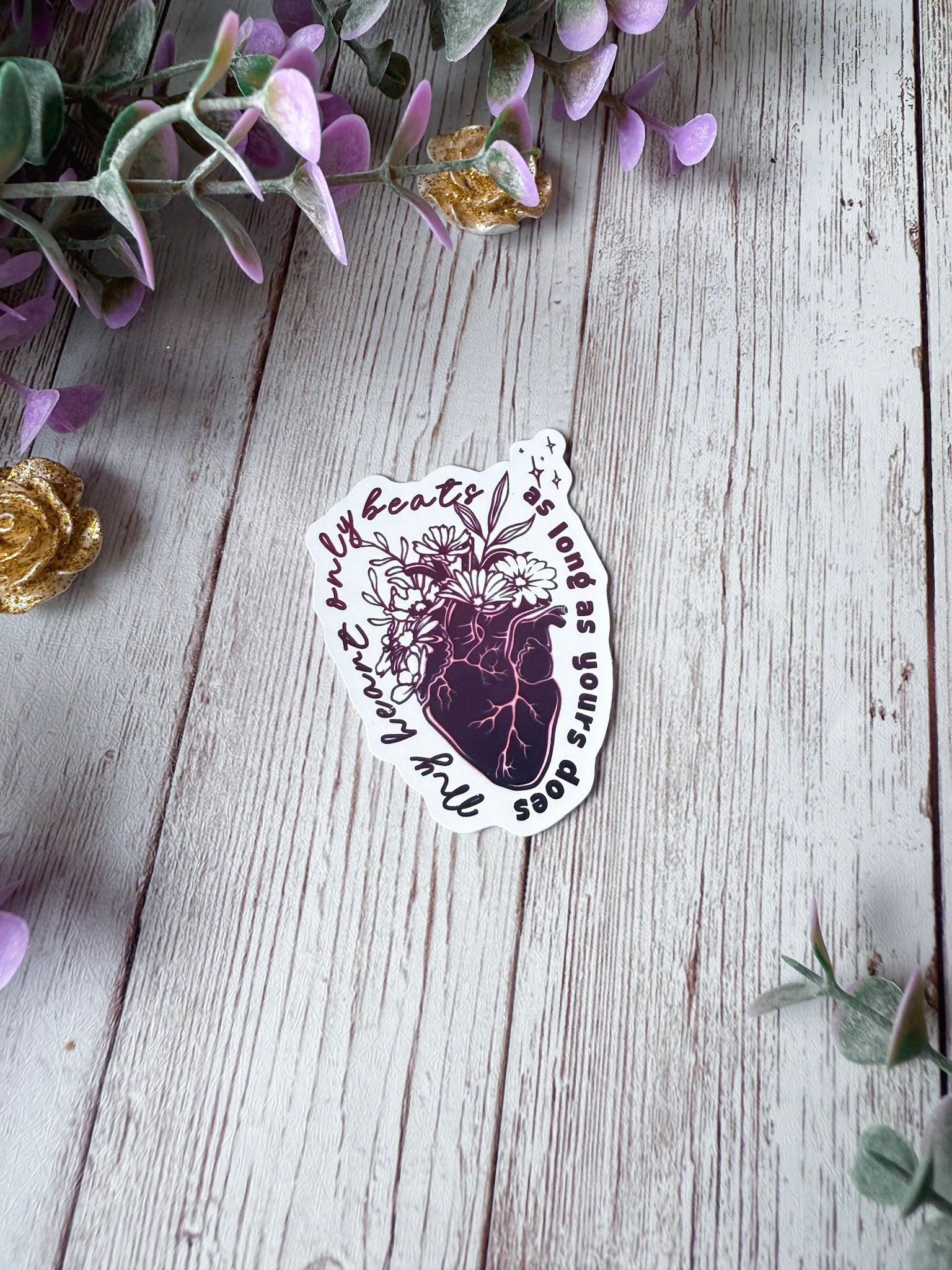 My Heart Only Beats Sticker