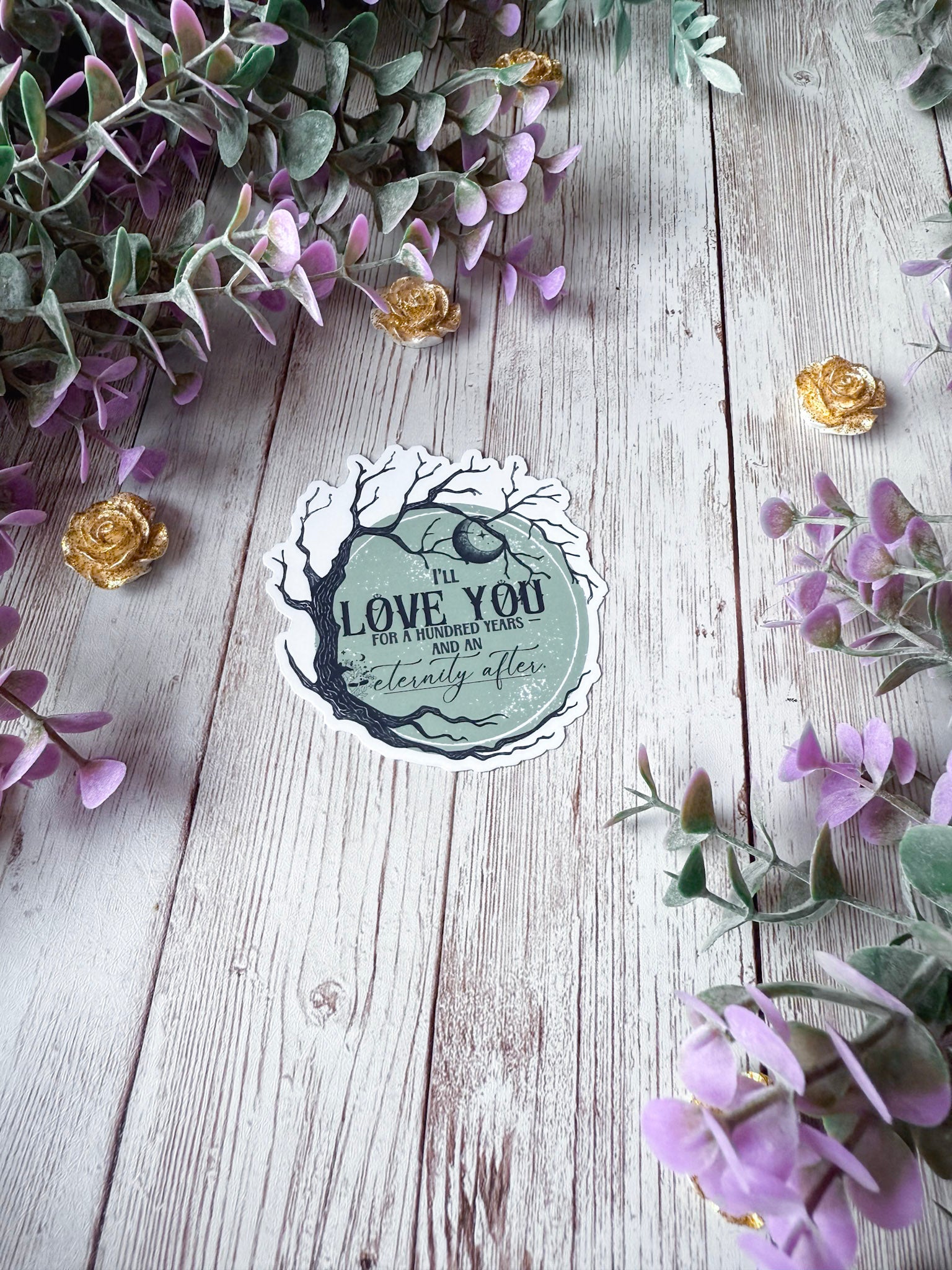 I'll Love You For A Hundred Years Sticker | One Dark Window