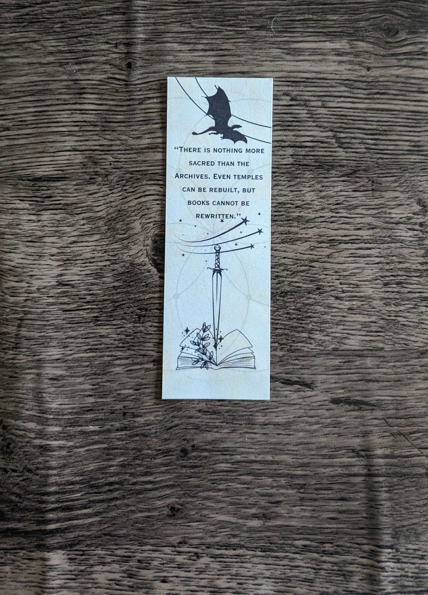 Archives & Temples Fourth Wing Bookmark