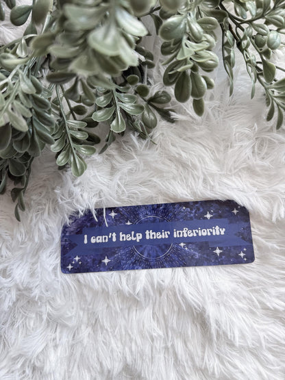I Can't Help Their Inferiority Bookmark | Fourth Wing | Rebecca Yarros