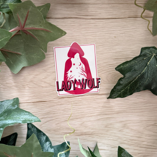 Lady Wolf Sticker