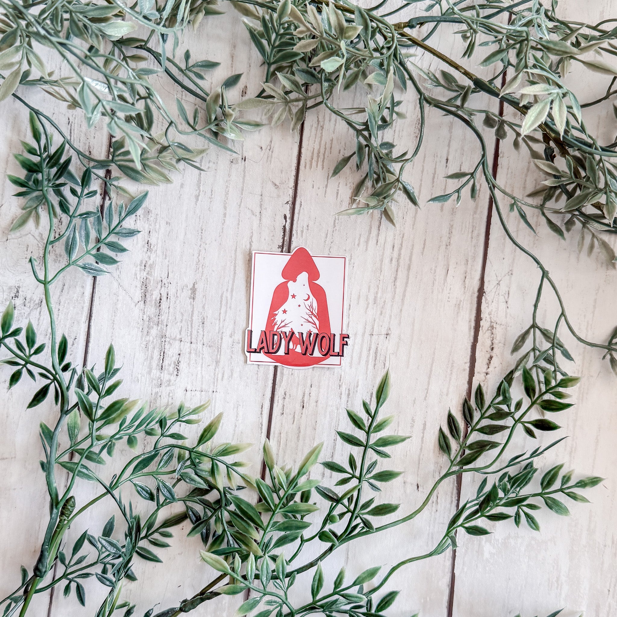 Lady Wolf Sticker