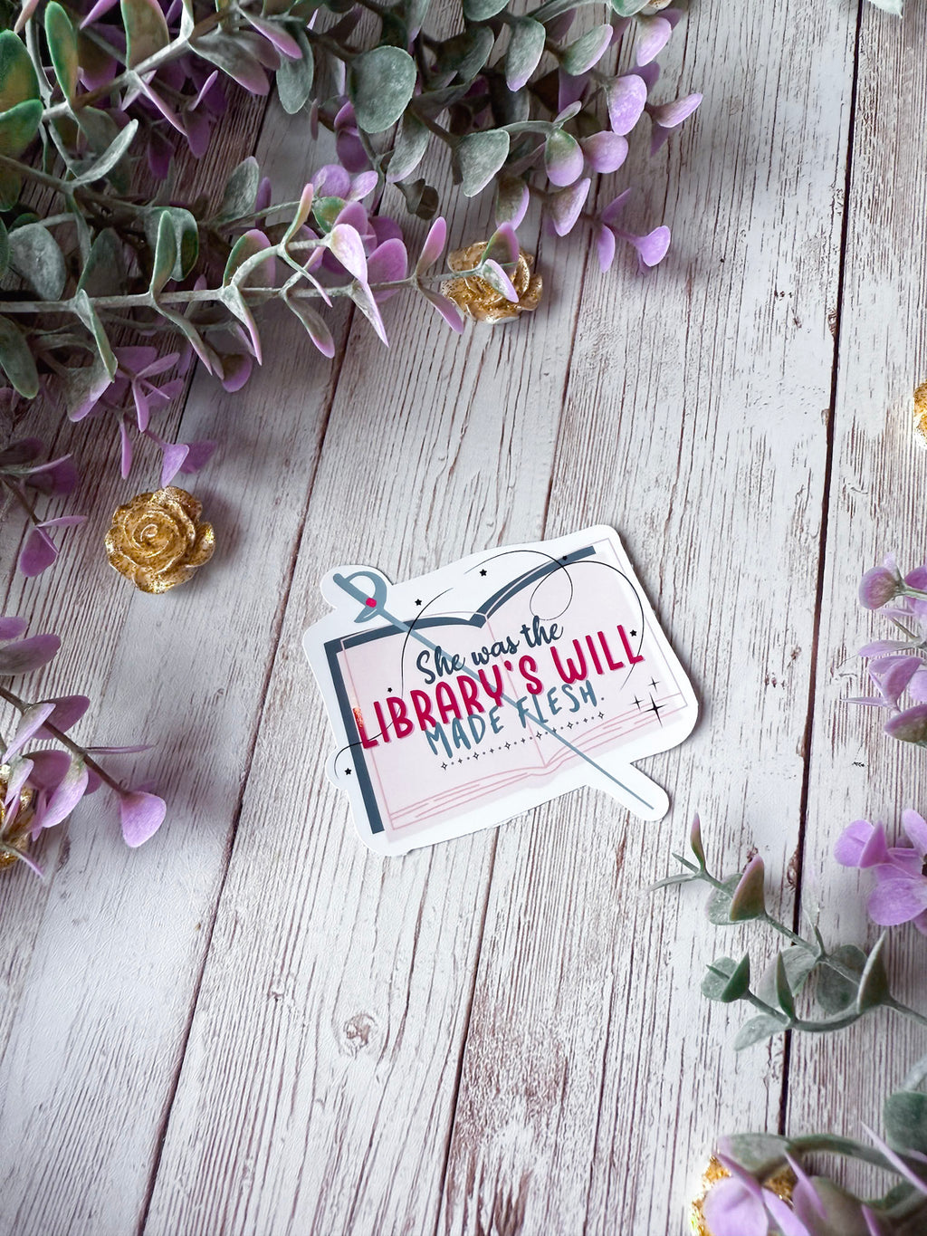 The Library's Will Sticker