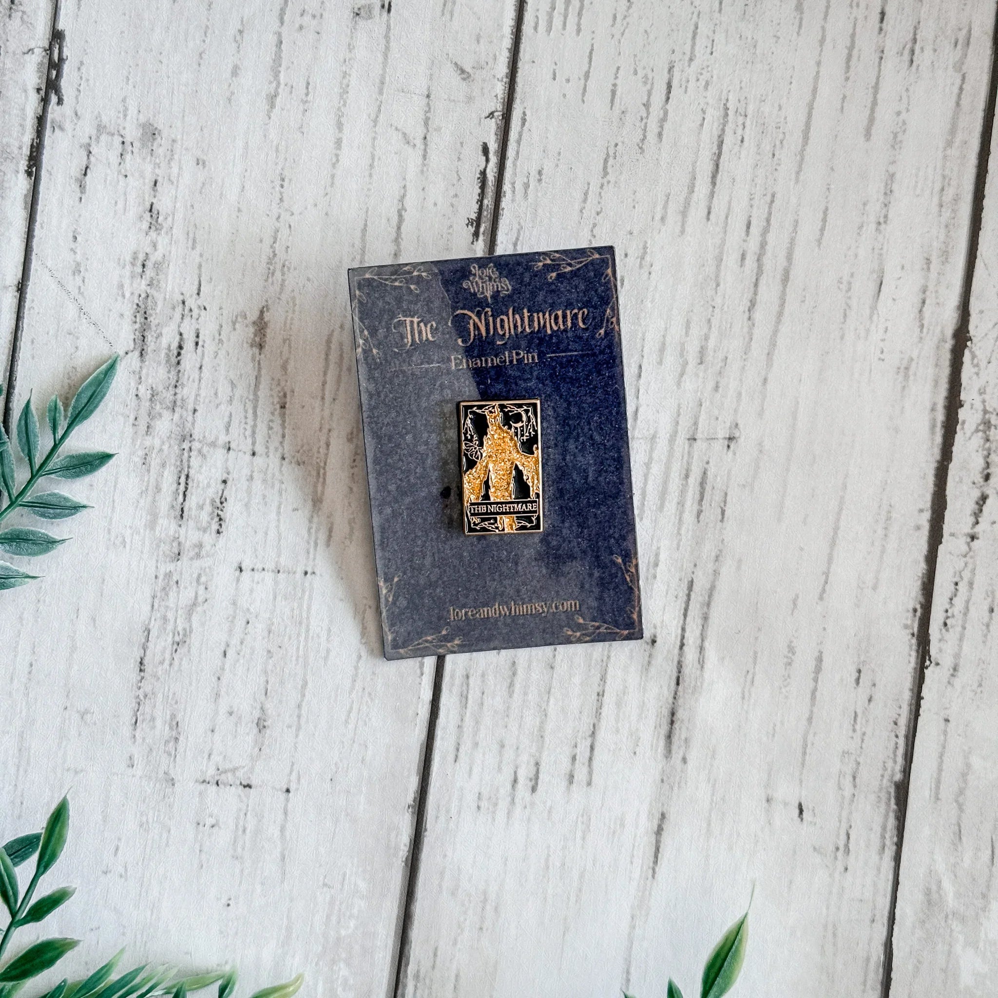 The Nightmare Providence Card Enamel Pin
