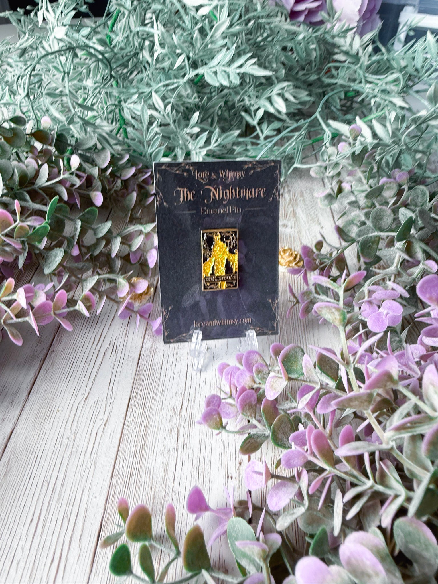 The Nightmare Providence Card Enamel Pin | One Dark Window