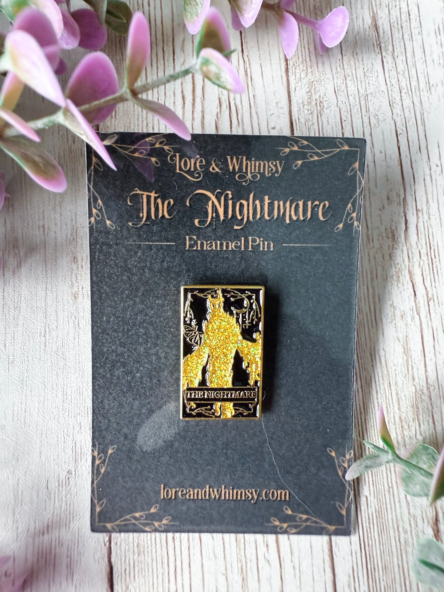 The Nightmare Providence Card Enamel Pin