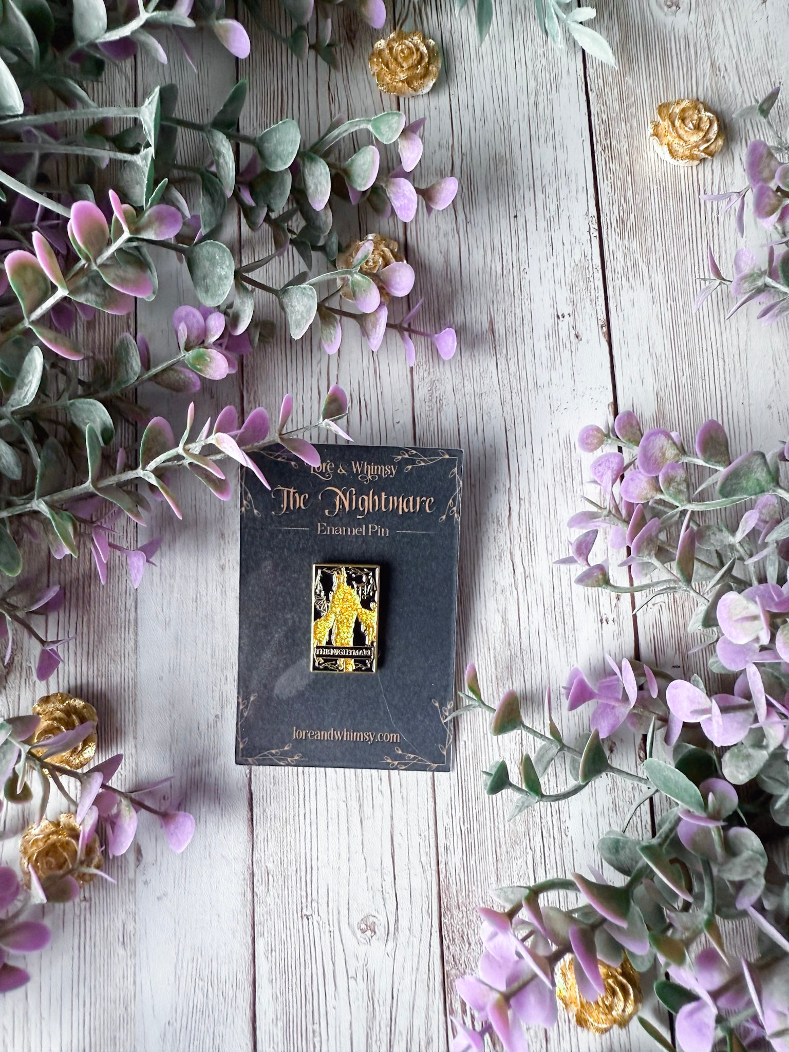 The Nightmare Providence Card Enamel Pin | One Dark Window