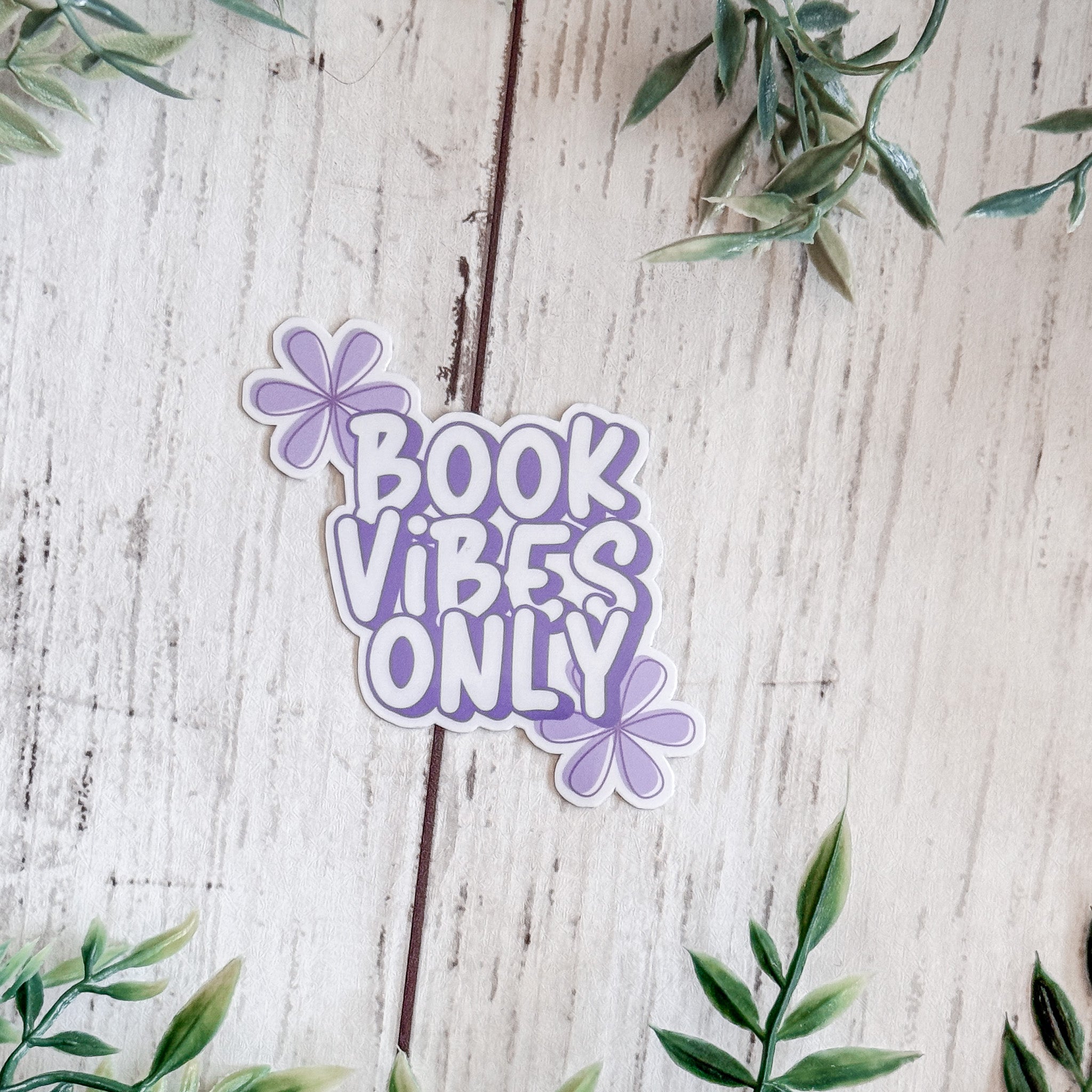 Book Vibes Only Sticker