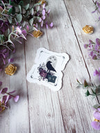 Raven & Cards Sticker