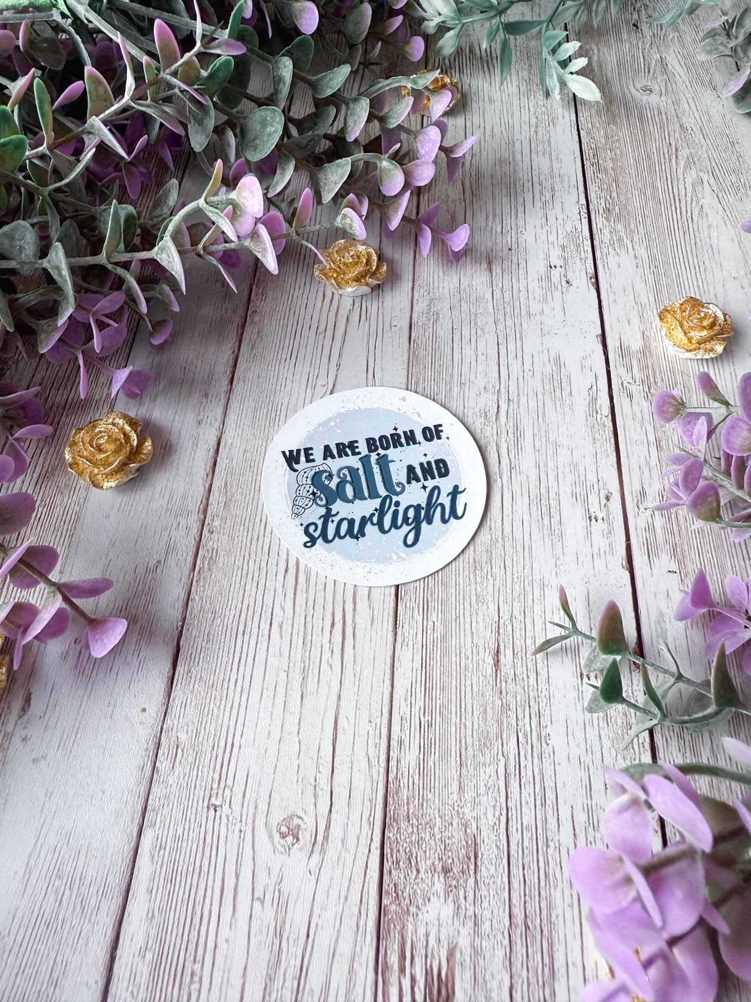 We Are Born of Salt and Starlight Sticker