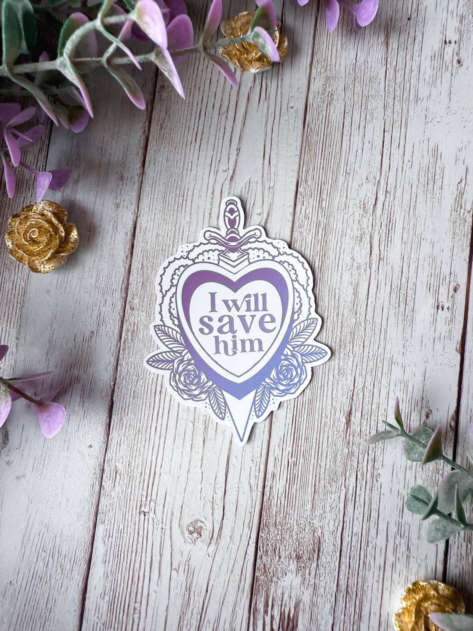 I Will Save Him Sticker | Fourth Wing