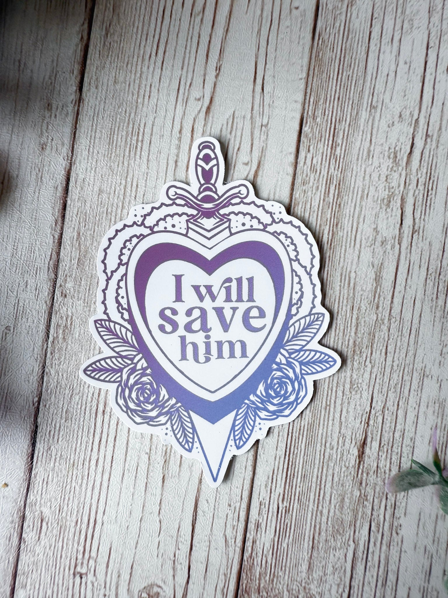 I Will Save Him Sticker | Fourth Wing
