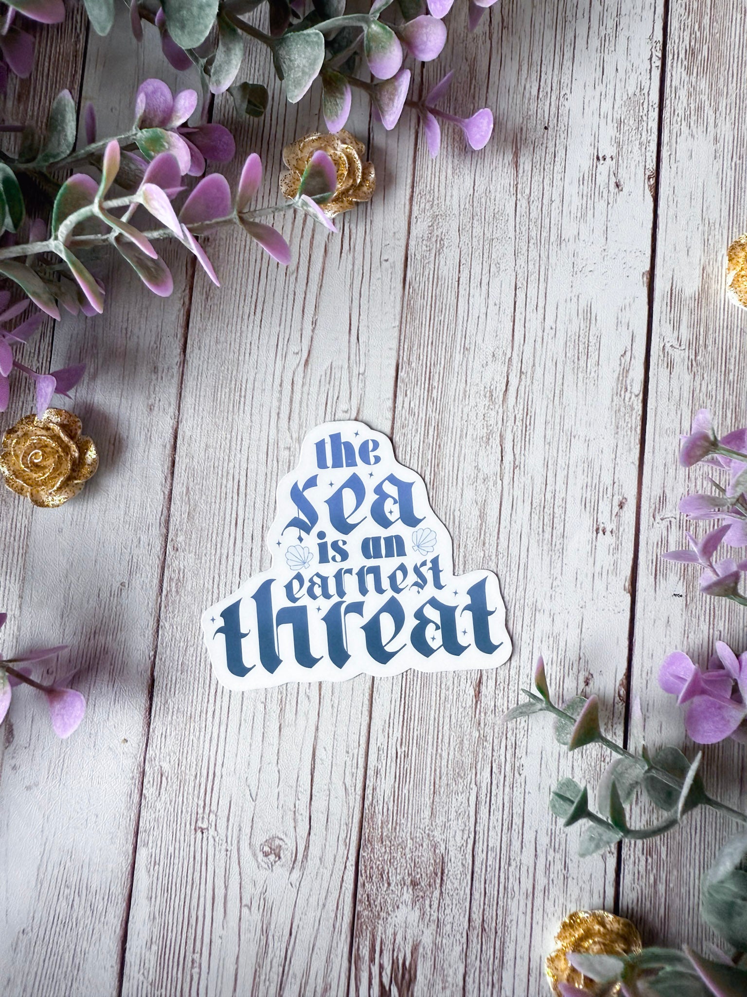 The Sea is an Earnest Threat Sticker