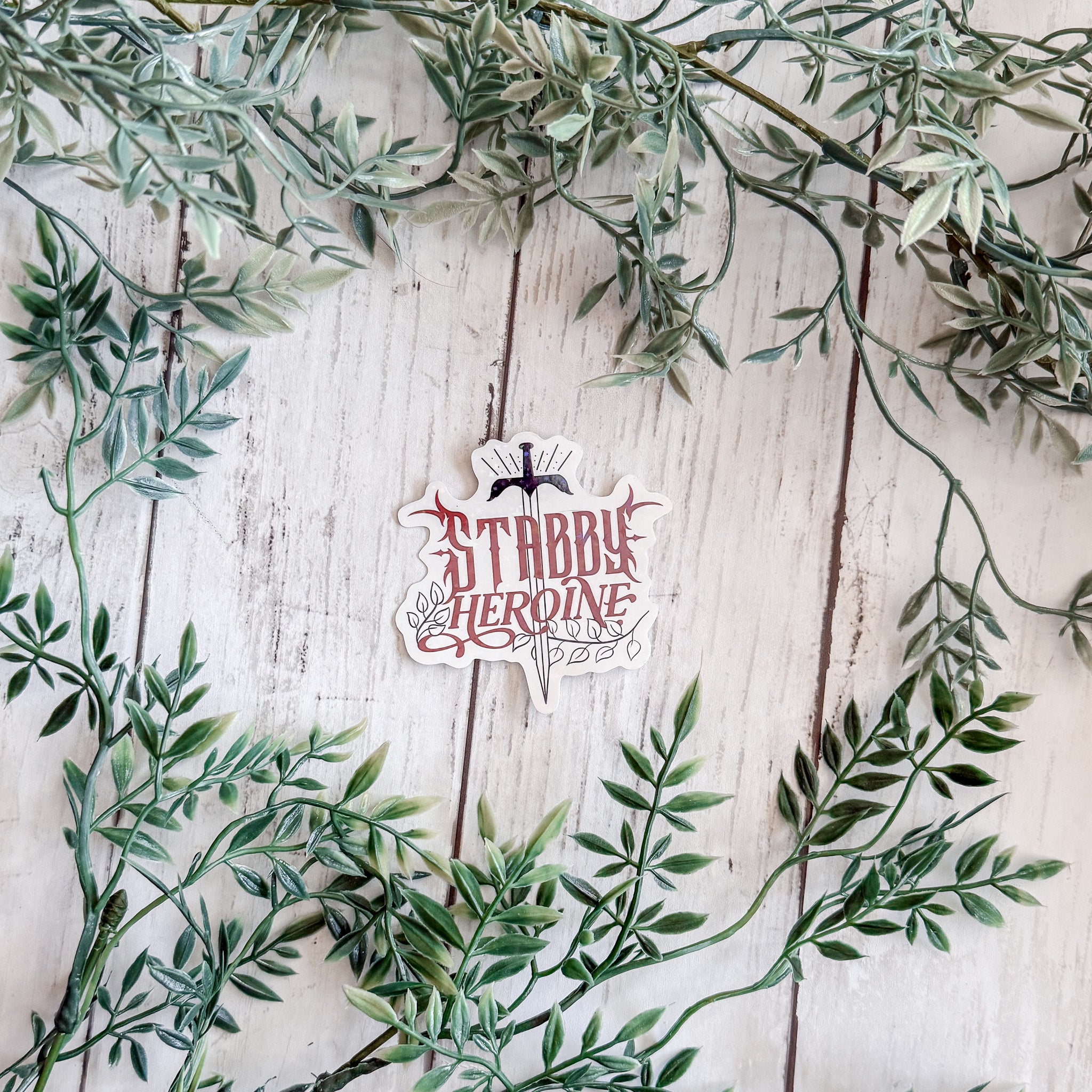 Stabby Heroines Sticker