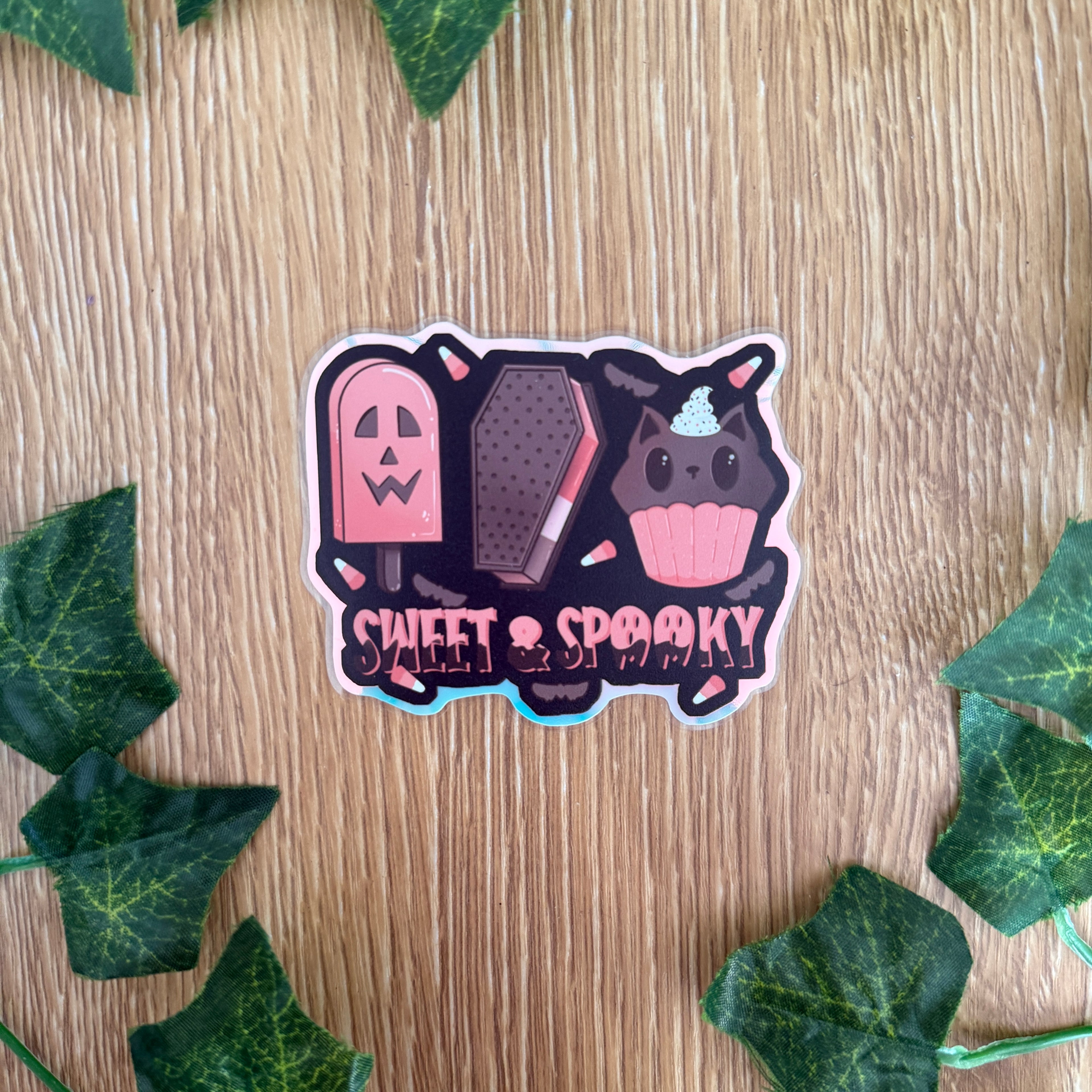 Glow-In-The-Dark Sweet & Spooky Sticker (Misprint)