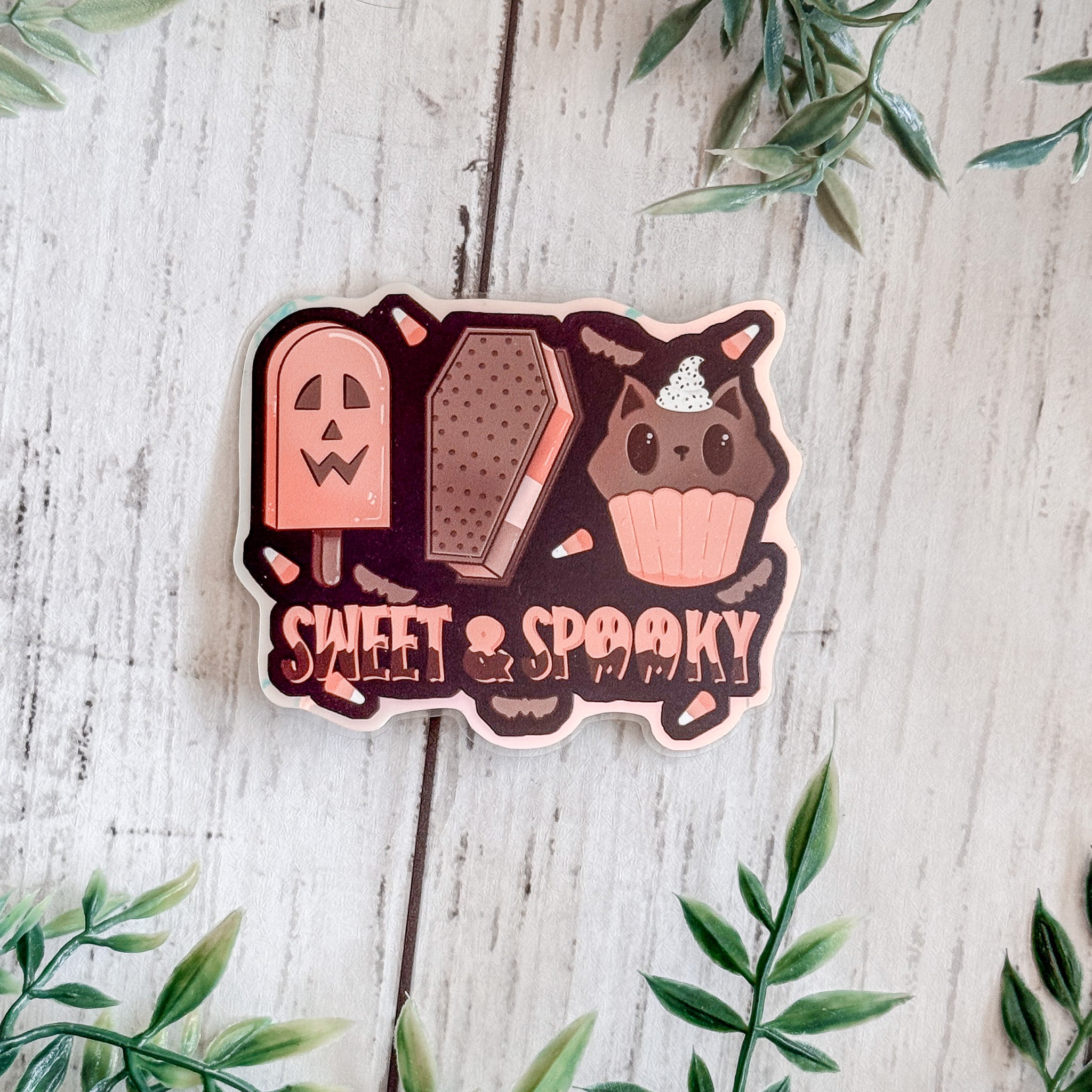 Glow-In-The-Dark Sweet & Spooky Sticker (Misprint)