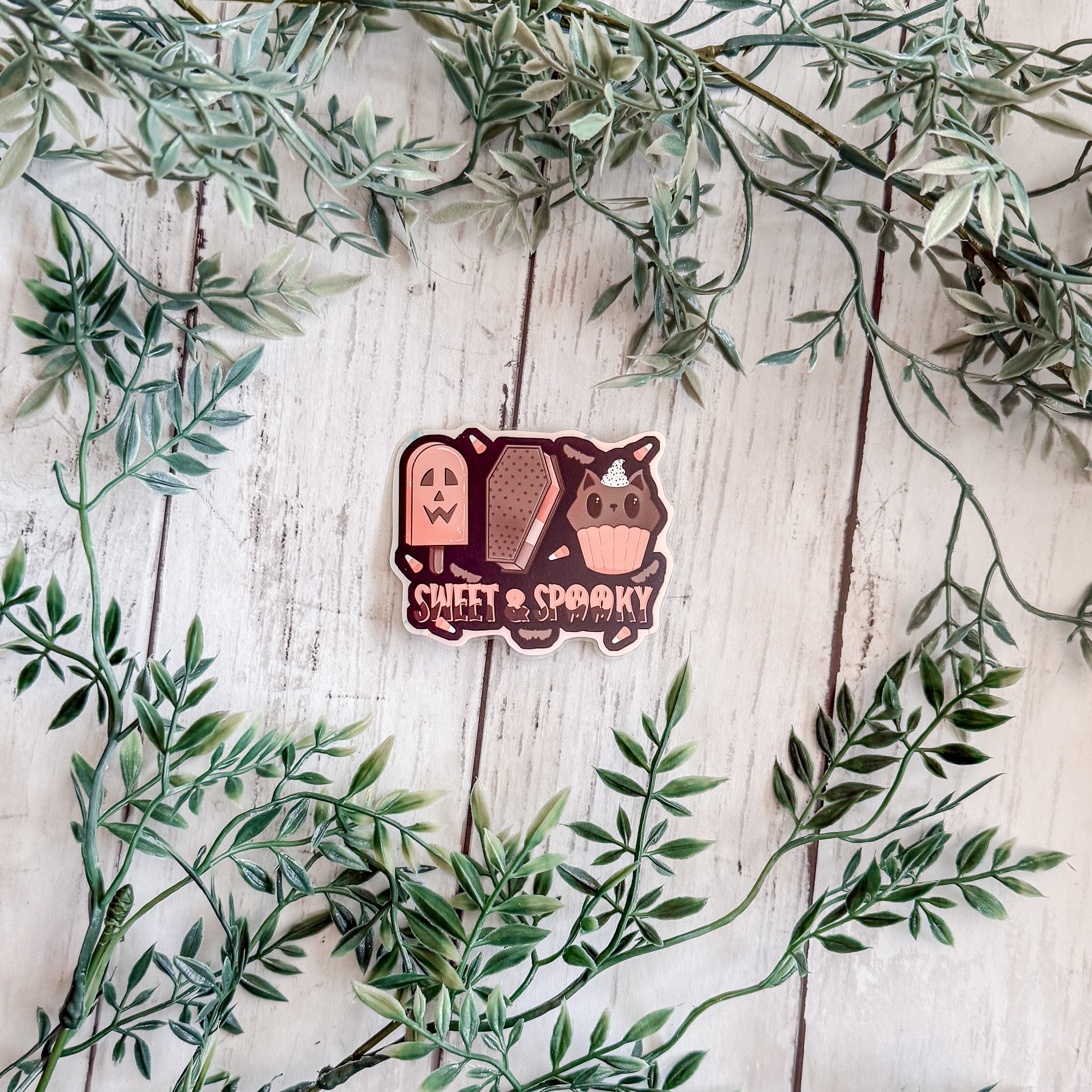 Glow-In-The-Dark Sweet & Spooky Sticker (Misprint)