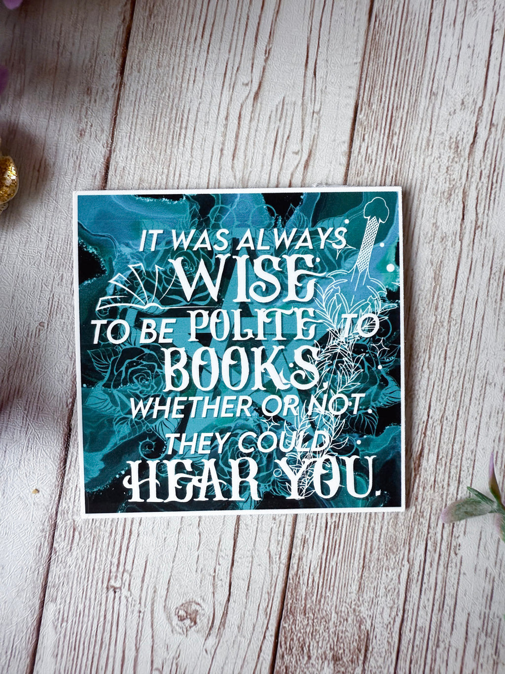It Was Always Wise Sticker | Sorcery of Thorns